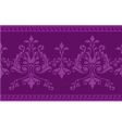 scroll work border vector image vector image