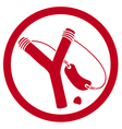 slingshot symbol vector image vector image