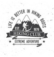 life is better in hiking boots vector image