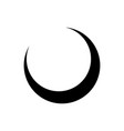 moon icon black icon celestial vector image vector image
