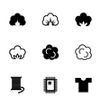 cotton icon set vector image