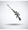 sniper rifle icon vector image