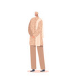 indian muslim character wear traditional clothes vector image