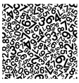 seamless background with numbers vector image