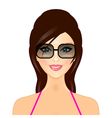 summer girl vector image vector image