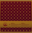 thai art element for graphic design vector image