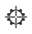 aspirations target icon vector image vector image