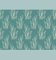 floral pattern seamless background foliage vector image vector image