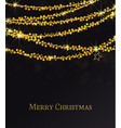 lights on golden background vector image