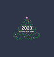 background with the inscription happy new year vector image