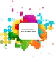 colorful abstract banner vector image vector image