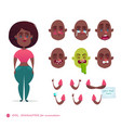 woman emotion faces emoji face icons vector image vector image