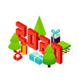 2020 seasonal holiday concept vector image vector image