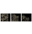 japanese hand drawn wave decoration with line vector image vector image