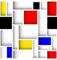 mondrian style design pattern seamless vector image