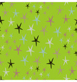 seamless stars pattern with colorful doodles vector image vector image
