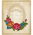 vintage frame and faded paper vector image vector image