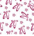 ballet shoes vector image