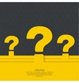 question mark icon vector image