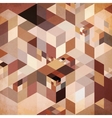 abstract geometry brown background vector image
