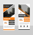 business roll up banner flat design template set vector image