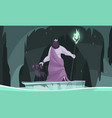 greece gods hades composition vector image