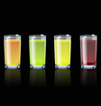 set glasses vector image vector image