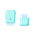 hygiene and personal care paper tissues vector image vector image