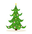 merry christmas and happy new year concept vector image vector image