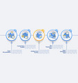ai in education infographic template vector image vector image