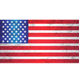 usa old flag art background vector image