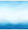 Abstract blue wavy water background Royalty Free Vector