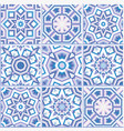 portuguese floor tiles design seamless pattern vector image vector image
