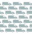 minivan delivery seamless pattern background vector image