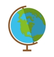 world planet earth isolated icon vector image