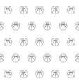 seamless pattern with basketball vector image