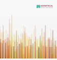 abstract of spring time in tower colorful vector image