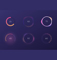 control knob used for regulating dashboard ui vector image