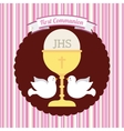 first communion vector image