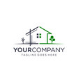 home renovation logo design concept vector image
