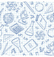 back to school pattern vector image