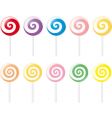 lollipops vector image
