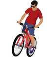 cyclist vector image vector image