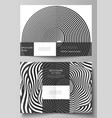 layout two a4 format modern cover vector image vector image