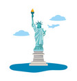 statue of liberty icon vector image