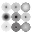 spiral speed and swirl set vector image