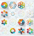 big set of elements for infographic vector image