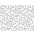 floral background of drawn lines vector image