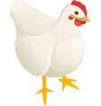 isometric farm hen composition vector image