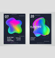 electronic music fest and electro summer wave vector image vector image
